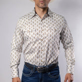 Camisa Cactus Est Blanco/Dorado 142